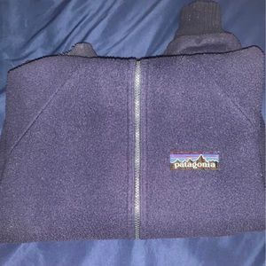 Blue Patagonia Fleece zip up jacket